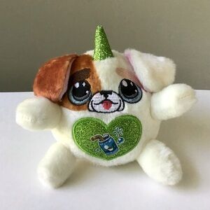 Zuru Rainbocorns Puppycorn Plush 4” Puppy Unicorn Dog Sparkle Heart Horn & Wings